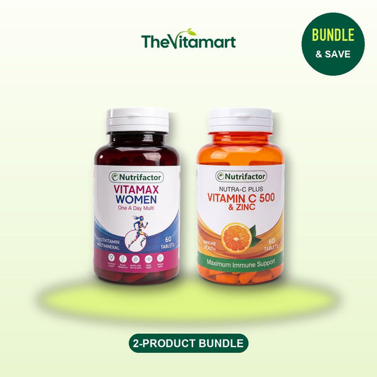 Multivitamin & Vitamin C Supplements for Women Bundle