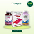Multivitamin, B12 & Omega-3 Supplements for Women Bundle